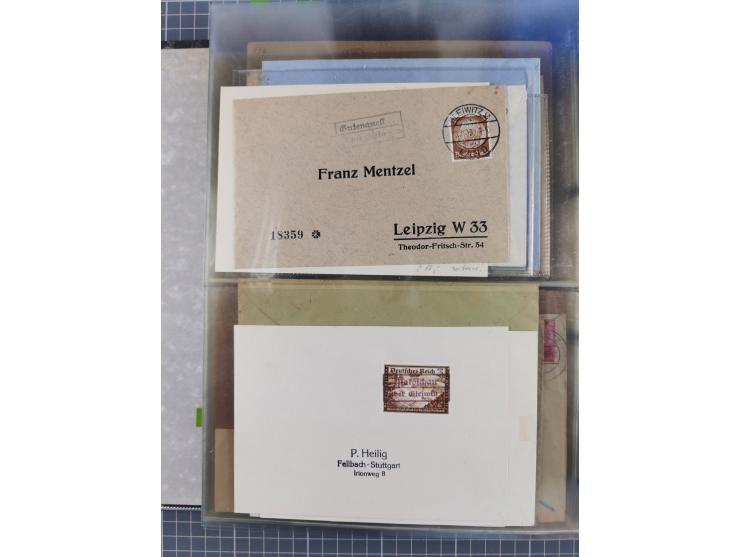 GLEIWITZ: 1817/1950 (ca.), ausstellungsmäßig aufgezogene Sammlung mit reichhaltig zusätzlichem Material, überschlägig rund 35