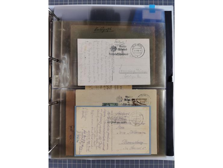 GLEIWITZ: 1817/1950 (ca.), ausstellungsmäßig aufgezogene Sammlung mit reichhaltig zusätzlichem Material, überschlägig rund 35
