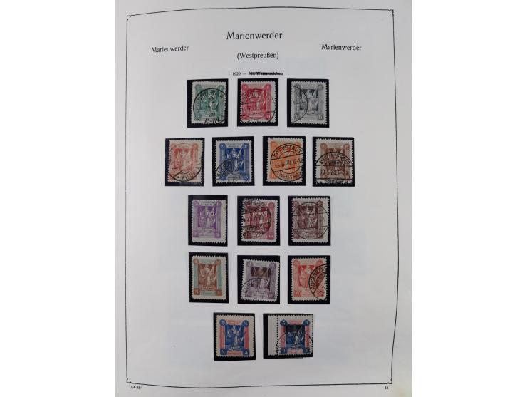 1849/1959, meist ungebrauchte und gestempelte Sammlung ab Altdeutschland mit Deutsches Reich, Deutsche Kolonien, Nebengebiete