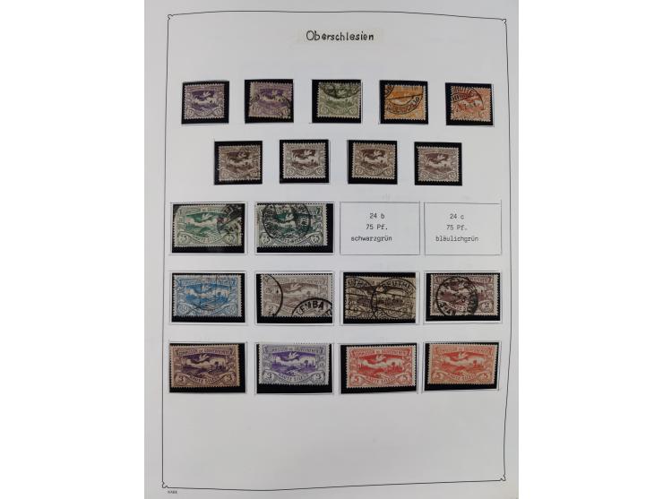 1849/1959, meist ungebrauchte und gestempelte Sammlung ab Altdeutschland mit Deutsches Reich, Deutsche Kolonien, Nebengebiete