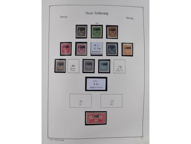 1849/1959, meist ungebrauchte und gestempelte Sammlung ab Altdeutschland mit Deutsches Reich, Deutsche Kolonien, Nebengebiete