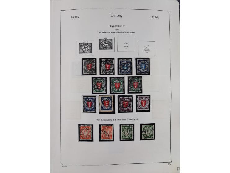 1849/1959, meist ungebrauchte und gestempelte Sammlung ab Altdeutschland mit Deutsches Reich, Deutsche Kolonien, Nebengebiete