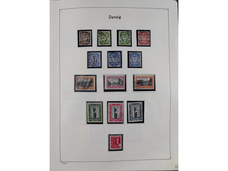 1849/1959, meist ungebrauchte und gestempelte Sammlung ab Altdeutschland mit Deutsches Reich, Deutsche Kolonien, Nebengebiete