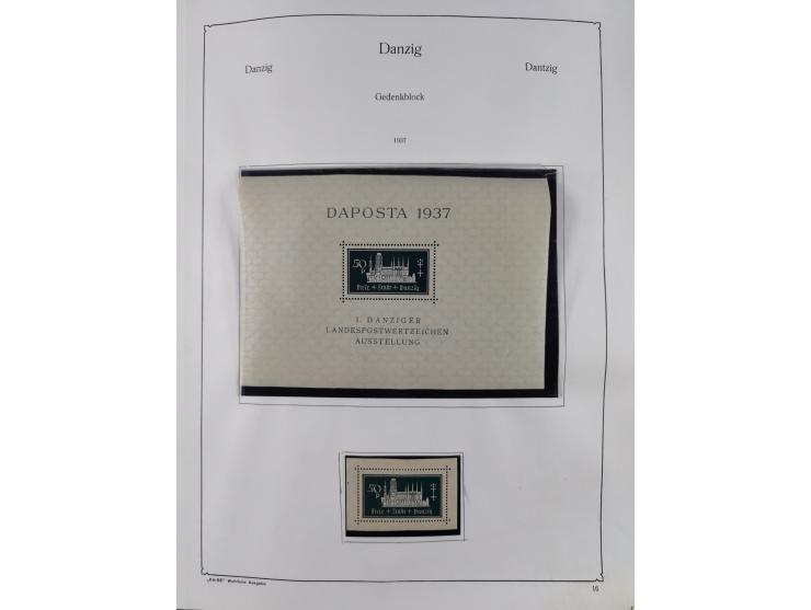 1849/1959, meist ungebrauchte und gestempelte Sammlung ab Altdeutschland mit Deutsches Reich, Deutsche Kolonien, Nebengebiete