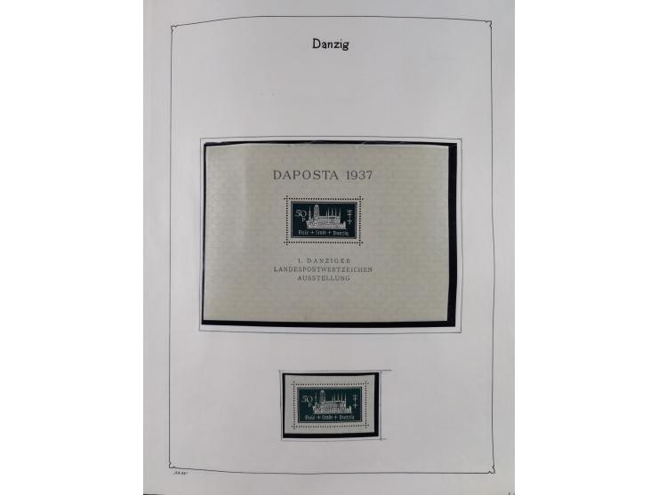 1849/1959, meist ungebrauchte und gestempelte Sammlung ab Altdeutschland mit Deutsches Reich, Deutsche Kolonien, Nebengebiete