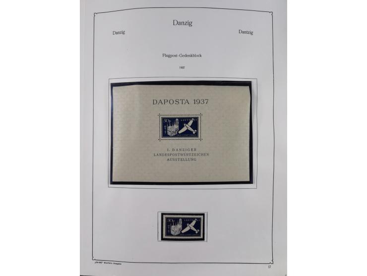 1849/1959, meist ungebrauchte und gestempelte Sammlung ab Altdeutschland mit Deutsches Reich, Deutsche Kolonien, Nebengebiete