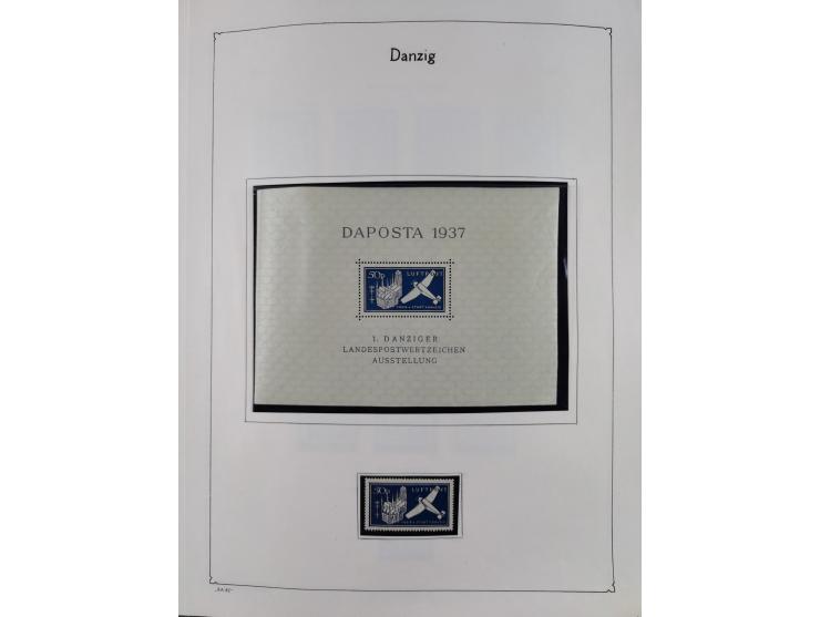 1849/1959, meist ungebrauchte und gestempelte Sammlung ab Altdeutschland mit Deutsches Reich, Deutsche Kolonien, Nebengebiete