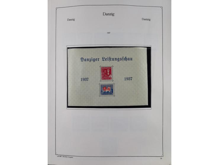 1849/1959, meist ungebrauchte und gestempelte Sammlung ab Altdeutschland mit Deutsches Reich, Deutsche Kolonien, Nebengebiete