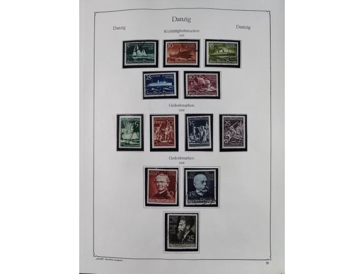 1849/1959, meist ungebrauchte und gestempelte Sammlung ab Altdeutschland mit Deutsches Reich, Deutsche Kolonien, Nebengebiete