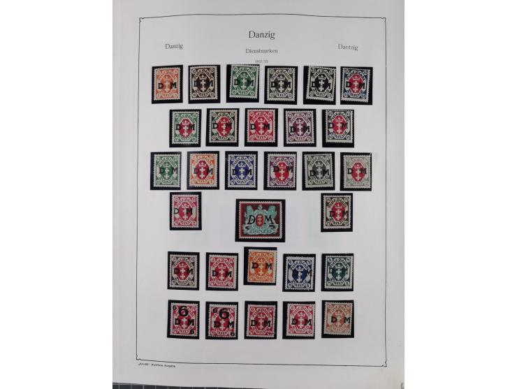 1849/1959, meist ungebrauchte und gestempelte Sammlung ab Altdeutschland mit Deutsches Reich, Deutsche Kolonien, Nebengebiete