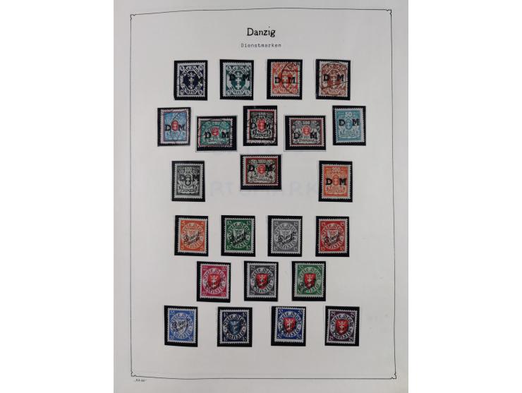 1849/1959, meist ungebrauchte und gestempelte Sammlung ab Altdeutschland mit Deutsches Reich, Deutsche Kolonien, Nebengebiete