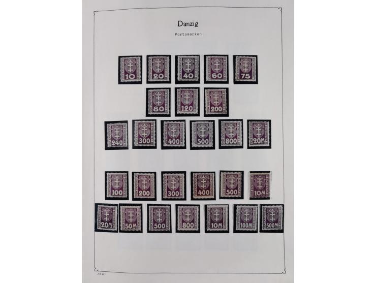 1849/1959, meist ungebrauchte und gestempelte Sammlung ab Altdeutschland mit Deutsches Reich, Deutsche Kolonien, Nebengebiete