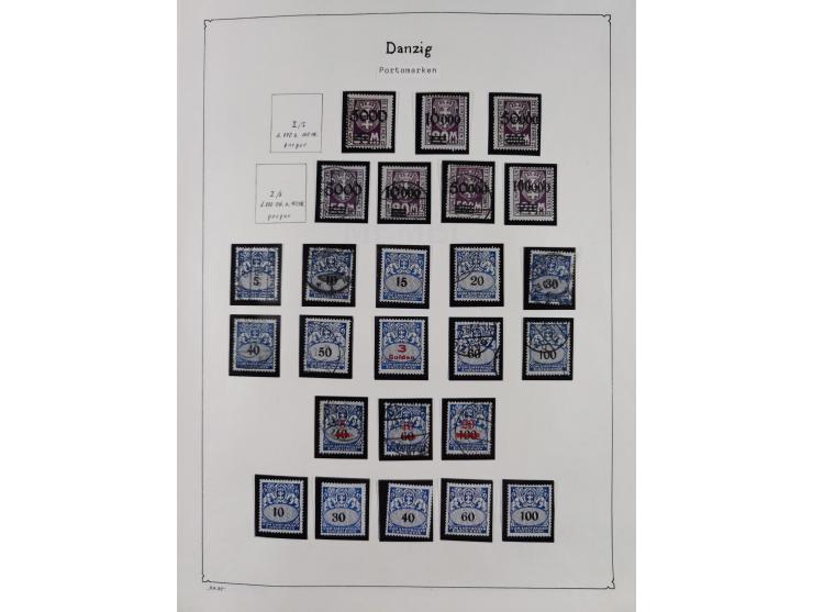 1849/1959, meist ungebrauchte und gestempelte Sammlung ab Altdeutschland mit Deutsches Reich, Deutsche Kolonien, Nebengebiete