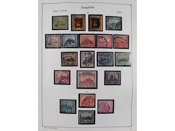 1849/1959, meist ungebrauchte und gestempelte Sammlung ab Altdeutschland mit Deutsches Reich, Deutsche Kolonien, Nebengebiete