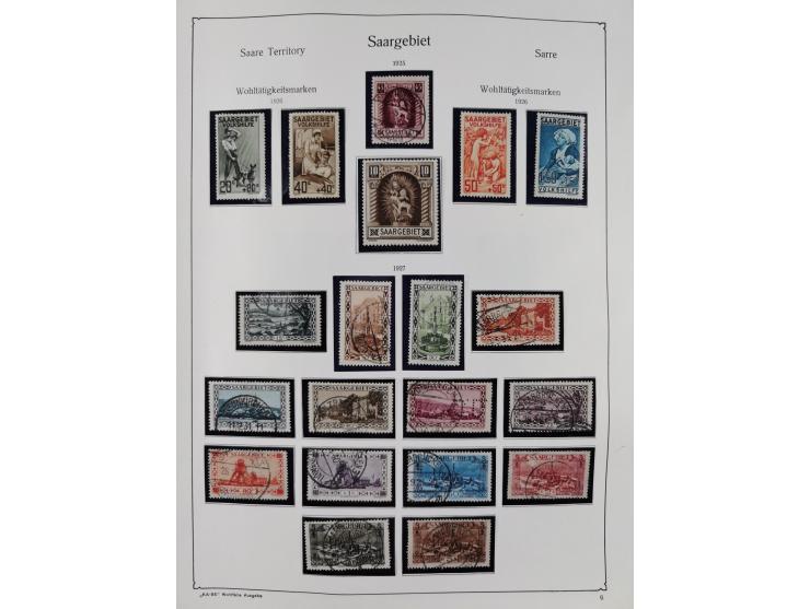 1849/1959, meist ungebrauchte und gestempelte Sammlung ab Altdeutschland mit Deutsches Reich, Deutsche Kolonien, Nebengebiete