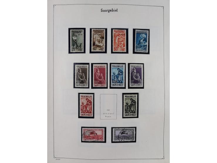 1849/1959, meist ungebrauchte und gestempelte Sammlung ab Altdeutschland mit Deutsches Reich, Deutsche Kolonien, Nebengebiete