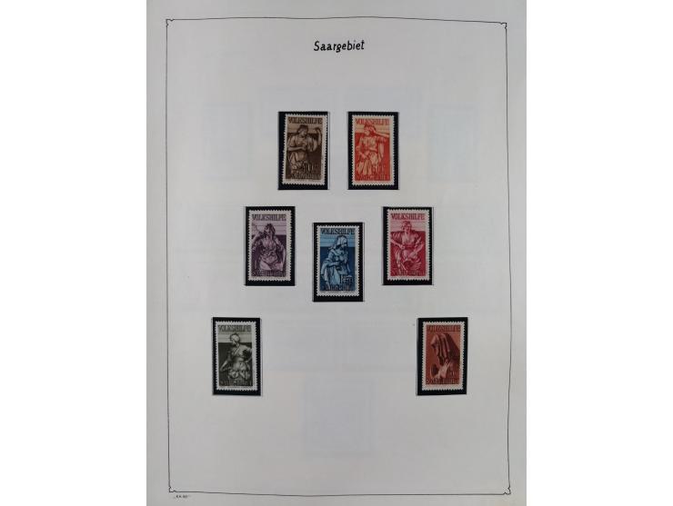 1849/1959, meist ungebrauchte und gestempelte Sammlung ab Altdeutschland mit Deutsches Reich, Deutsche Kolonien, Nebengebiete