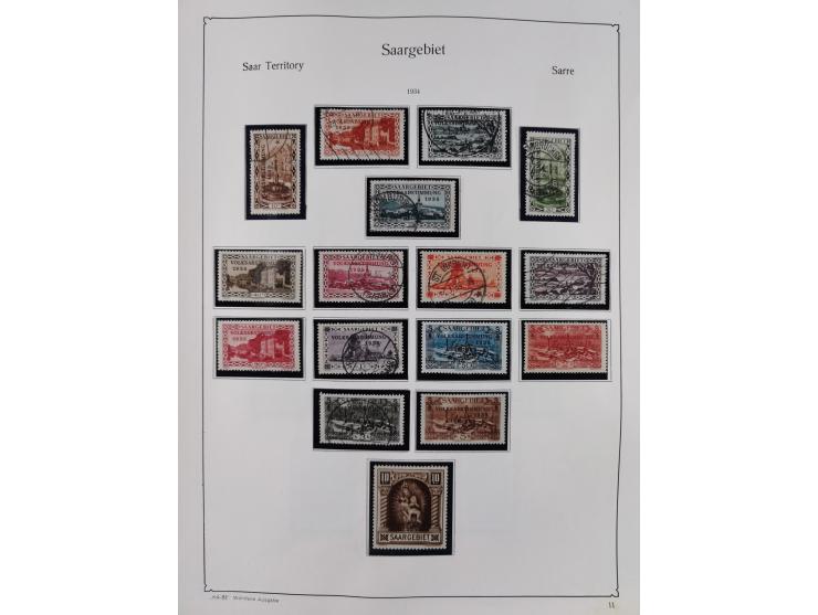 1849/1959, meist ungebrauchte und gestempelte Sammlung ab Altdeutschland mit Deutsches Reich, Deutsche Kolonien, Nebengebiete