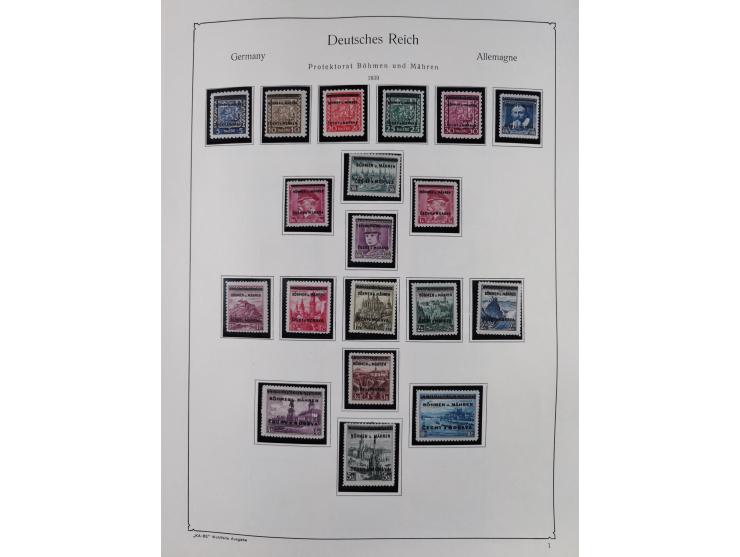 1849/1959, meist ungebrauchte und gestempelte Sammlung ab Altdeutschland mit Deutsches Reich, Deutsche Kolonien, Nebengebiete