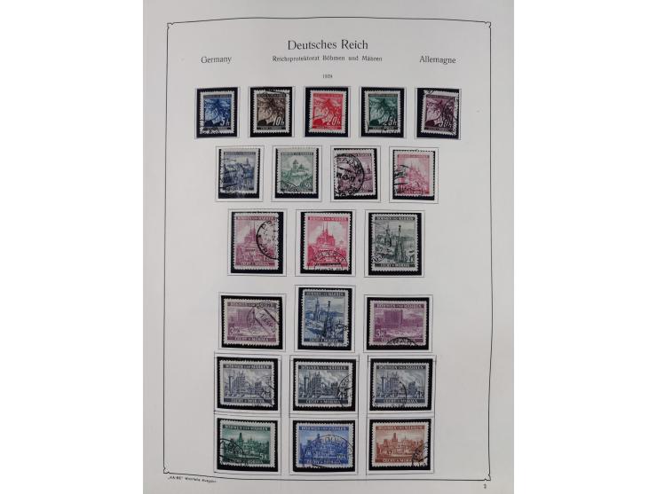 1849/1959, meist ungebrauchte und gestempelte Sammlung ab Altdeutschland mit Deutsches Reich, Deutsche Kolonien, Nebengebiete