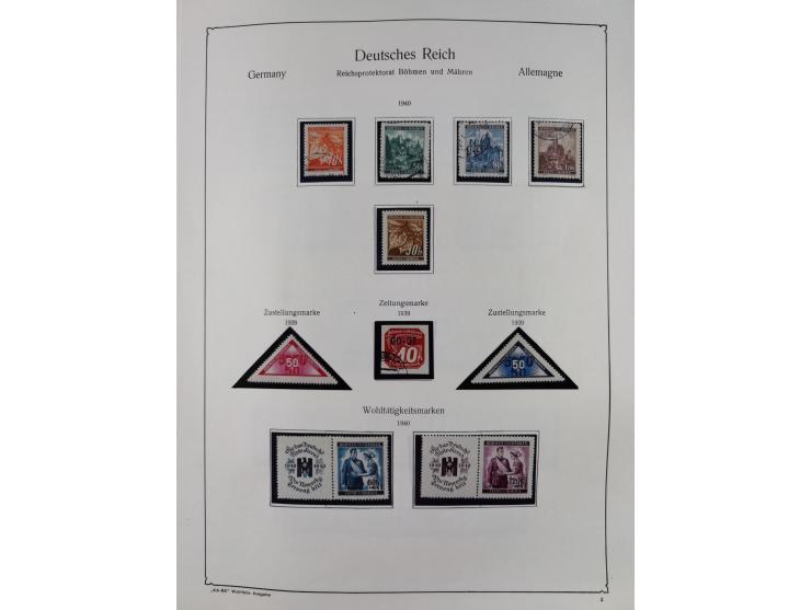 1849/1959, meist ungebrauchte und gestempelte Sammlung ab Altdeutschland mit Deutsches Reich, Deutsche Kolonien, Nebengebiete