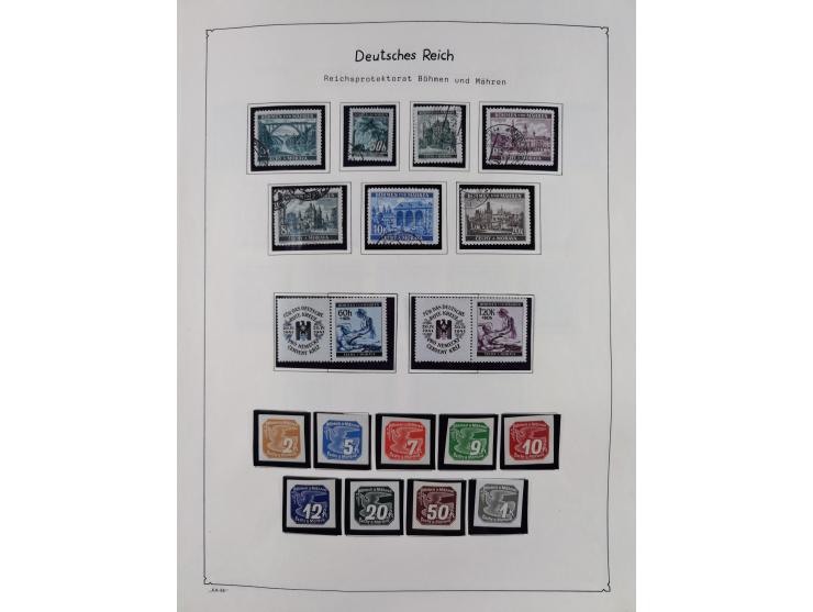 1849/1959, meist ungebrauchte und gestempelte Sammlung ab Altdeutschland mit Deutsches Reich, Deutsche Kolonien, Nebengebiete