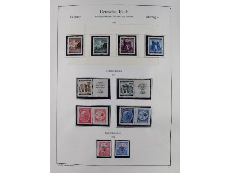 1849/1959, meist ungebrauchte und gestempelte Sammlung ab Altdeutschland mit Deutsches Reich, Deutsche Kolonien, Nebengebiete