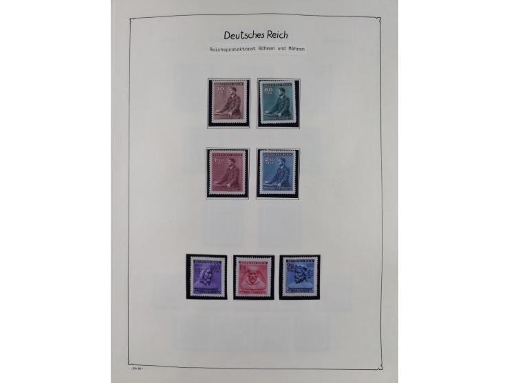 1849/1959, meist ungebrauchte und gestempelte Sammlung ab Altdeutschland mit Deutsches Reich, Deutsche Kolonien, Nebengebiete