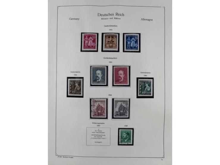 1849/1959, meist ungebrauchte und gestempelte Sammlung ab Altdeutschland mit Deutsches Reich, Deutsche Kolonien, Nebengebiete