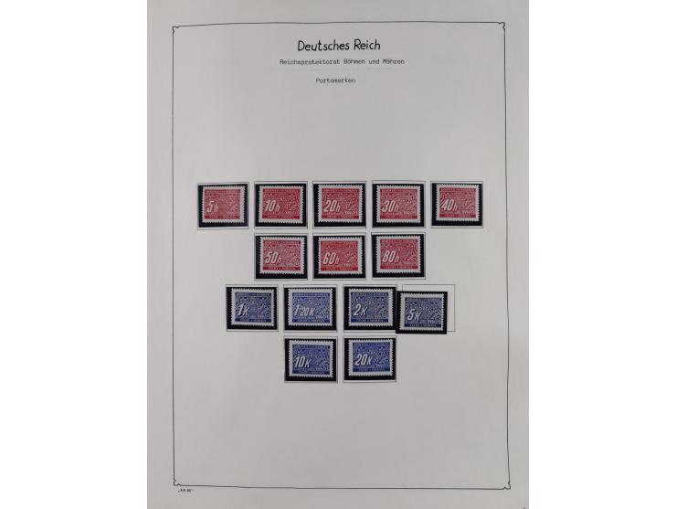 1849/1959, meist ungebrauchte und gestempelte Sammlung ab Altdeutschland mit Deutsches Reich, Deutsche Kolonien, Nebengebiete