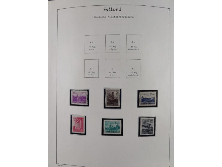 1849/1959, meist ungebrauchte und gestempelte Sammlung ab Altdeutschland mit Deutsches Reich, Deutsche Kolonien, Nebengebiete