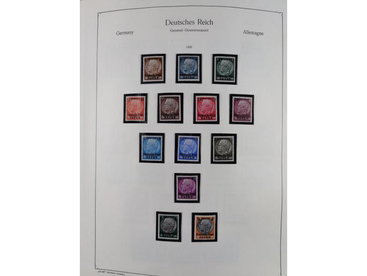 1849/1959, meist ungebrauchte und gestempelte Sammlung ab Altdeutschland mit Deutsches Reich, Deutsche Kolonien, Nebengebiete
