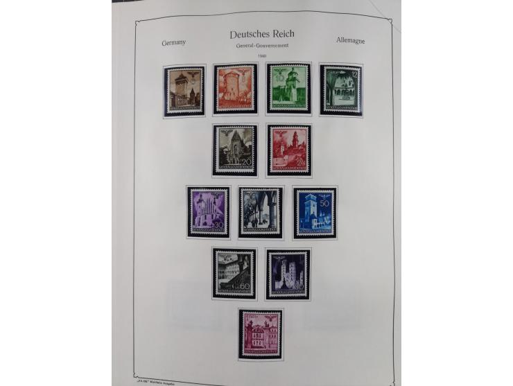 1849/1959, meist ungebrauchte und gestempelte Sammlung ab Altdeutschland mit Deutsches Reich, Deutsche Kolonien, Nebengebiete