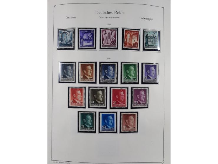 1849/1959, meist ungebrauchte und gestempelte Sammlung ab Altdeutschland mit Deutsches Reich, Deutsche Kolonien, Nebengebiete