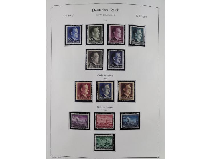 1849/1959, meist ungebrauchte und gestempelte Sammlung ab Altdeutschland mit Deutsches Reich, Deutsche Kolonien, Nebengebiete