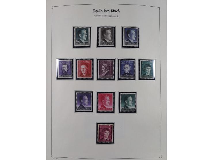 1849/1959, meist ungebrauchte und gestempelte Sammlung ab Altdeutschland mit Deutsches Reich, Deutsche Kolonien, Nebengebiete