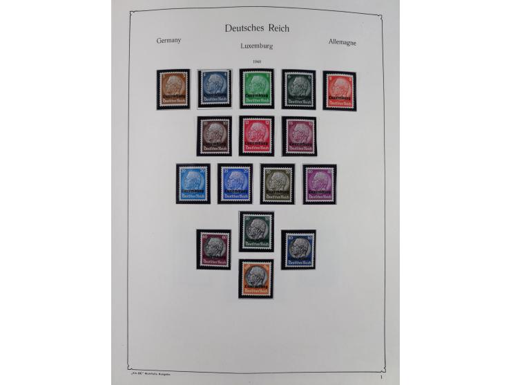 1849/1959, meist ungebrauchte und gestempelte Sammlung ab Altdeutschland mit Deutsches Reich, Deutsche Kolonien, Nebengebiete