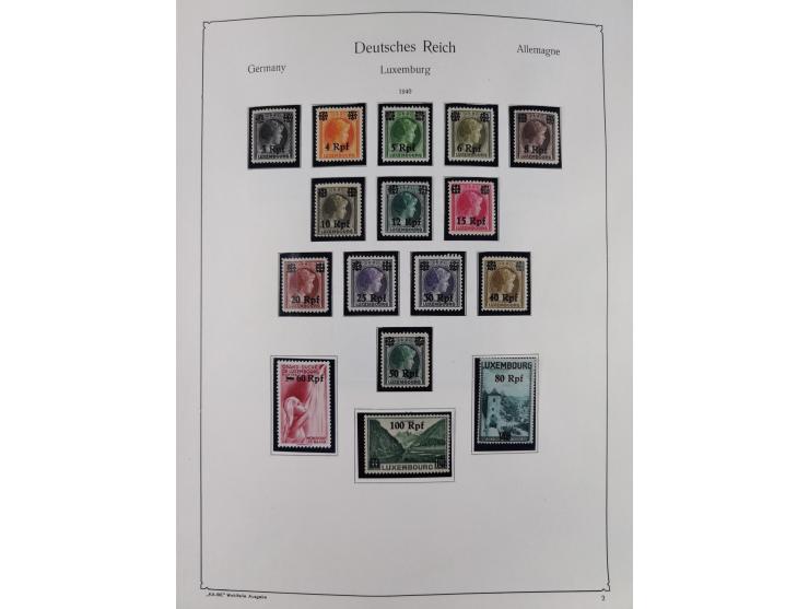 1849/1959, meist ungebrauchte und gestempelte Sammlung ab Altdeutschland mit Deutsches Reich, Deutsche Kolonien, Nebengebiete
