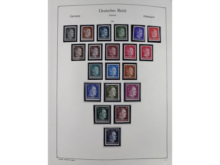 1849/1959, meist ungebrauchte und gestempelte Sammlung ab Altdeutschland mit Deutsches Reich, Deutsche Kolonien, Nebengebiete