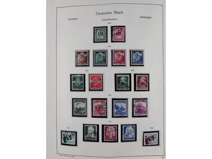 1849/1959, meist ungebrauchte und gestempelte Sammlung ab Altdeutschland mit Deutsches Reich, Deutsche Kolonien, Nebengebiete