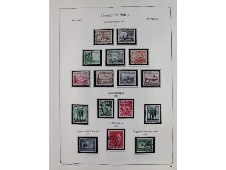 1849/1959, meist ungebrauchte und gestempelte Sammlung ab Altdeutschland mit Deutsches Reich, Deutsche Kolonien, Nebengebiete