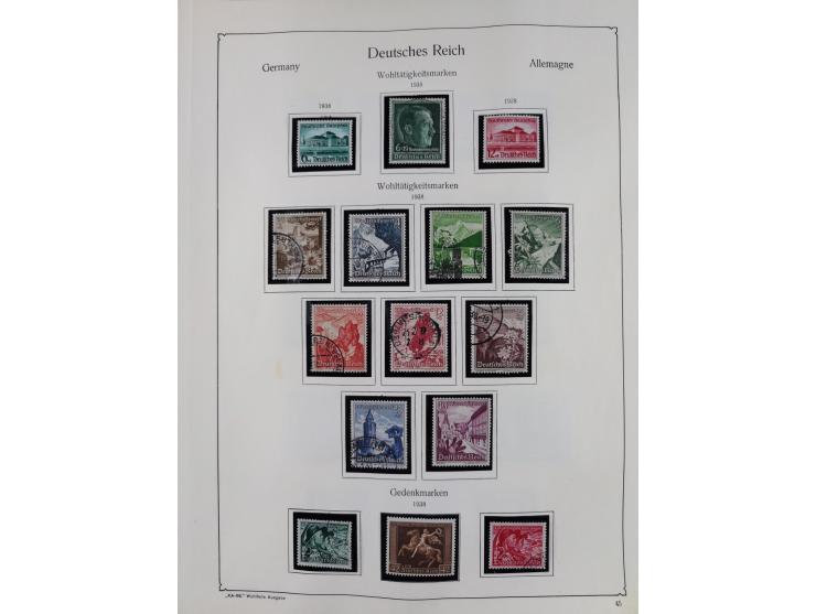 1849/1959, meist ungebrauchte und gestempelte Sammlung ab Altdeutschland mit Deutsches Reich, Deutsche Kolonien, Nebengebiete