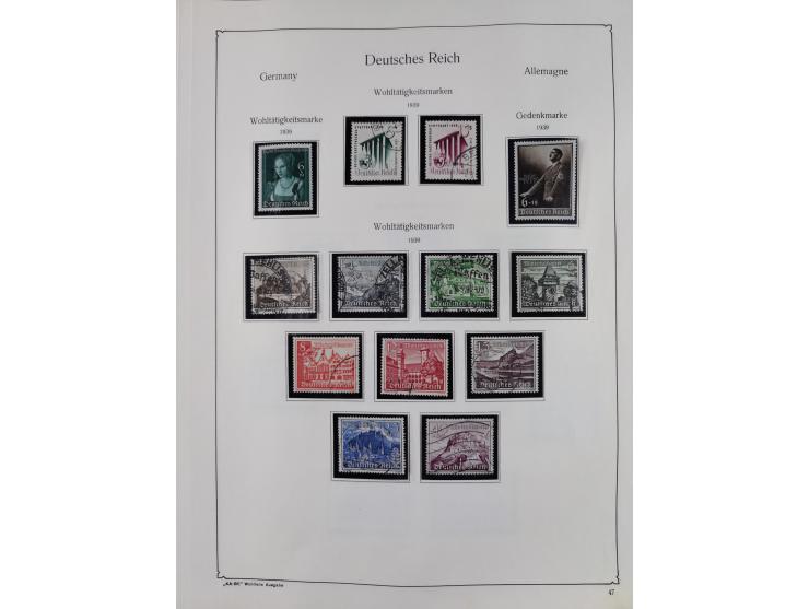 1849/1959, meist ungebrauchte und gestempelte Sammlung ab Altdeutschland mit Deutsches Reich, Deutsche Kolonien, Nebengebiete