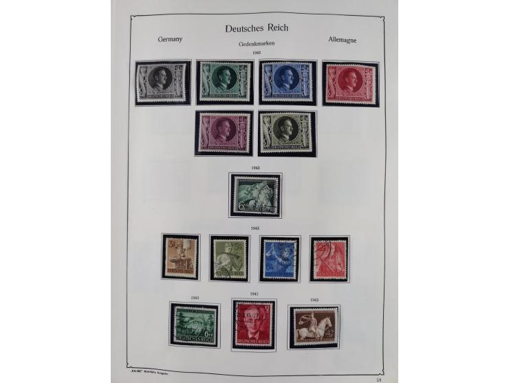 1849/1959, meist ungebrauchte und gestempelte Sammlung ab Altdeutschland mit Deutsches Reich, Deutsche Kolonien, Nebengebiete