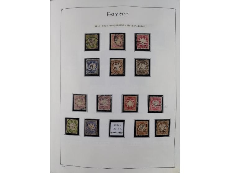 1849/1959, meist ungebrauchte und gestempelte Sammlung ab Altdeutschland mit Deutsches Reich, Deutsche Kolonien, Nebengebiete