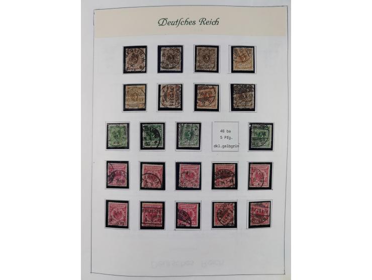 1849/1959, meist ungebrauchte und gestempelte Sammlung ab Altdeutschland mit Deutsches Reich, Deutsche Kolonien, Nebengebiete