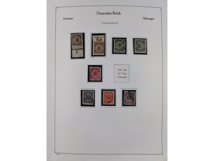 1849/1959, meist ungebrauchte und gestempelte Sammlung ab Altdeutschland mit Deutsches Reich, Deutsche Kolonien, Nebengebiete