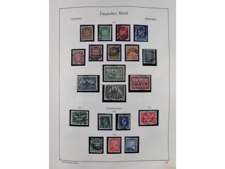 1849/1959, meist ungebrauchte und gestempelte Sammlung ab Altdeutschland mit Deutsches Reich, Deutsche Kolonien, Nebengebiete