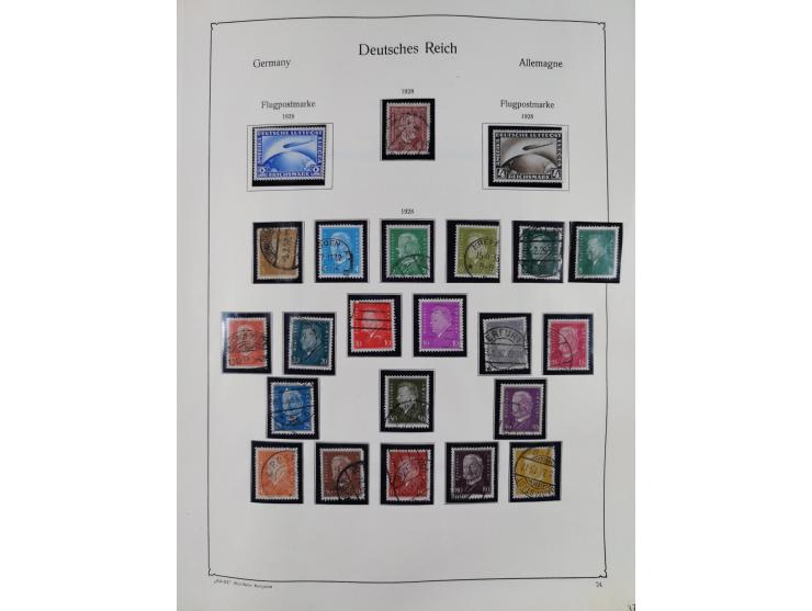 1849/1959, meist ungebrauchte und gestempelte Sammlung ab Altdeutschland mit Deutsches Reich, Deutsche Kolonien, Nebengebiete