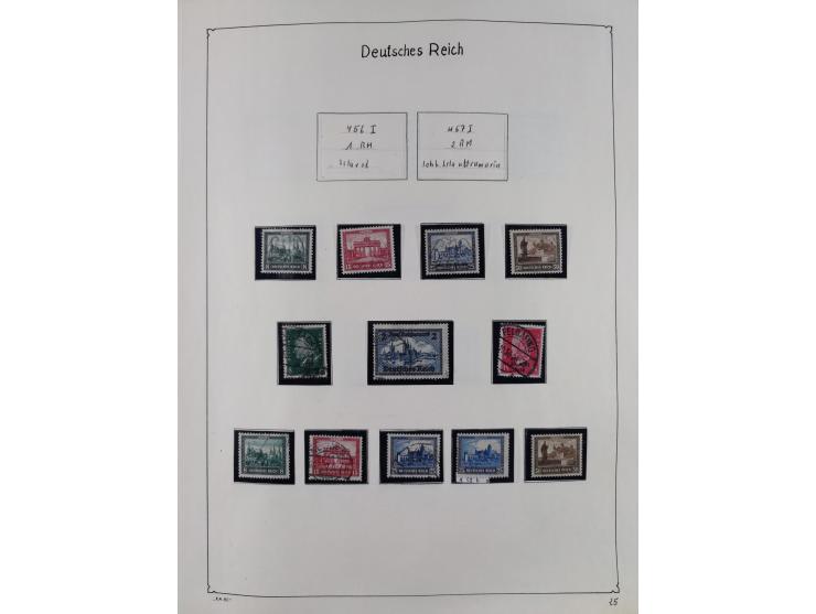 1849/1959, meist ungebrauchte und gestempelte Sammlung ab Altdeutschland mit Deutsches Reich, Deutsche Kolonien, Nebengebiete